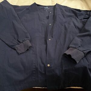 Women’s large scrub medical Navy blue Jacket